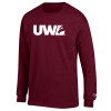 Thumbnail image for  Champion Maroon Long Sleeve T Shirt