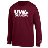 Thumbnail image for  Champion Maroon Long Sleeve T Shirt