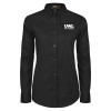 Thumbnail image for  Womens Black Twill Button Down Long Sleeve 