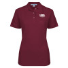 Thumbnail image for  Womens Silk Touch Maroon Pique Polo