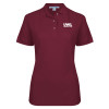 Thumbnail image for  Womens Silk Touch Maroon Pique Polo