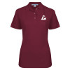 Thumbnail image for  Womens Silk Touch Maroon Pique Polo