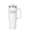 Thumbnail image for  Hippo White Mug & Straw Lid with Twist Closure 40 oz