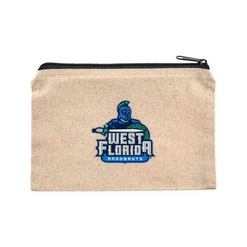  8oz. Natural Cotton Travel Pouch - West Florida Argonauts