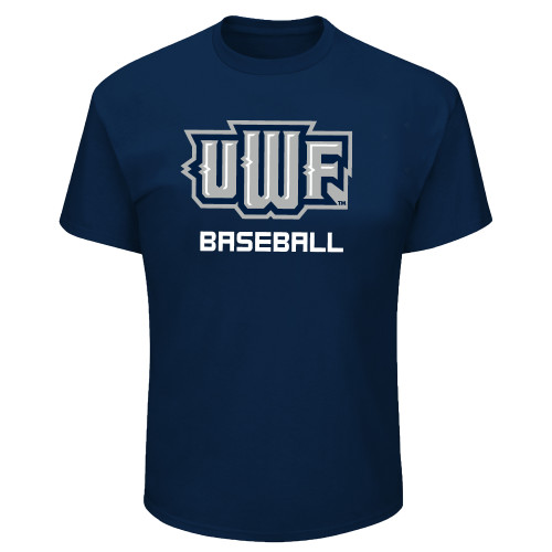  Tall Navy T Shirt - UWF Baseball