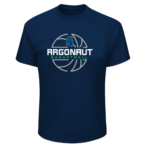  Tall Navy T Shirt - UWF Basketball Design