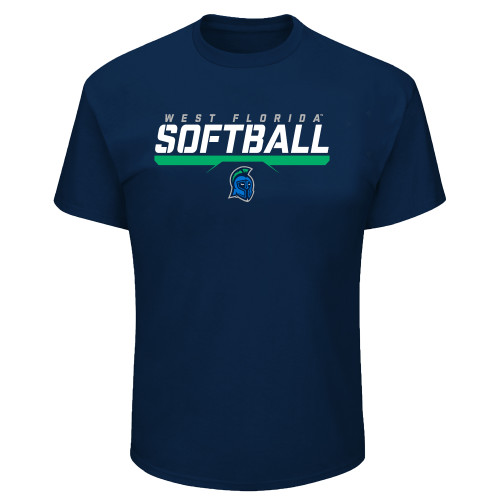  Tall Navy T Shirt - UWF Softball Design