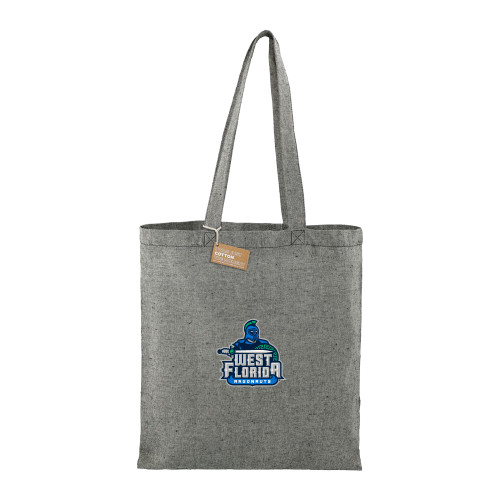  Recycled Cotton Twill Black Tote - West Florida Argonauts