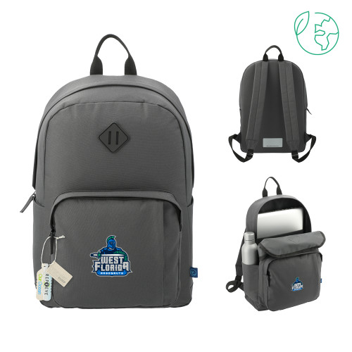  Repreve Ocean Charcoal Everyday Computer Backpack - West Florida Argonauts