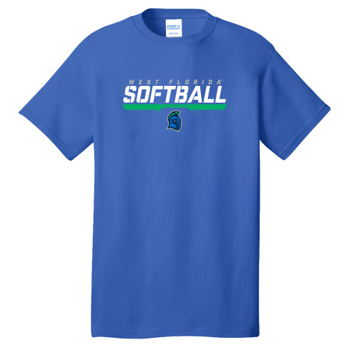  Extended Royal T Shirt - UWF Softball Design