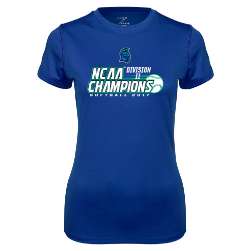 Womens Royal Performance Tee - West Florida Argonauts