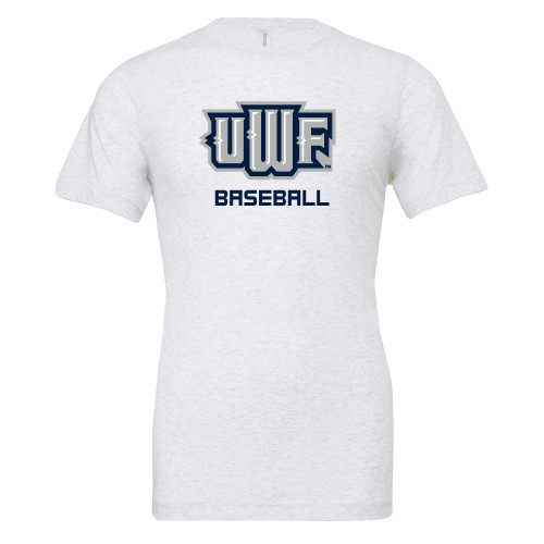  Bella + Canvas Ash Grey Jersey Cotton T Shirt - UWF Baseball