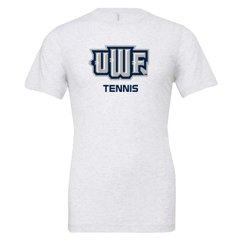  Bella + Canvas Ash Grey Jersey Cotton T Shirt - UWF Tennis