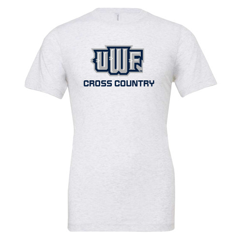  Bella + Canvas Ash Grey Jersey Cotton T Shirt - UWF Cross Country