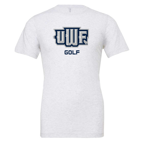  Bella + Canvas Ash Grey Jersey Cotton T Shirt - UWF Golf