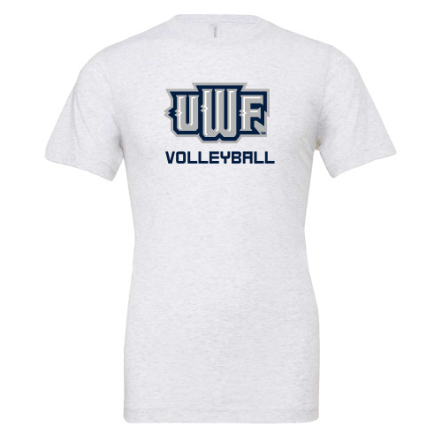  Bella + Canvas Ash Grey Jersey Cotton T Shirt - UWF Volleyball