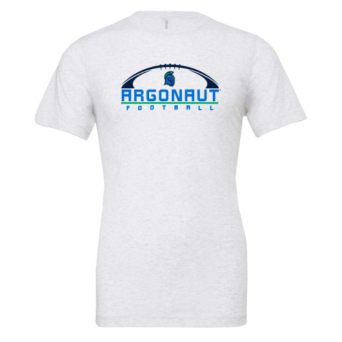  Bella + Canvas Ash Grey Jersey Cotton T Shirt - UWF Football Design
