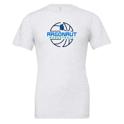  Bella + Canvas Ash Grey Jersey Cotton T Shirt - UWF Basketball Design