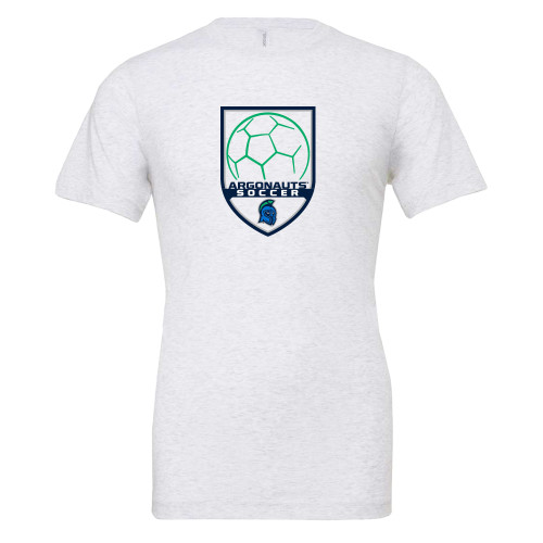  Bella + Canvas Ash Grey Jersey Cotton T Shirt - UWF Soccer Design