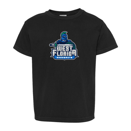  Comfort Colors Youth Black T Shirt - West Florida Argonauts