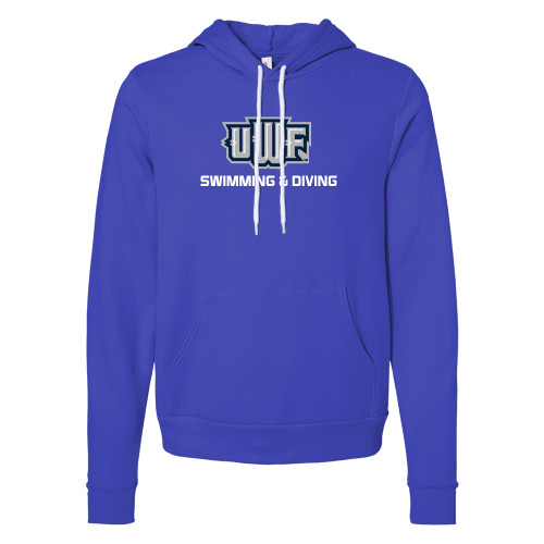  Bella + Canvas Royal Fleece Hood - UWF Swimming and Diving