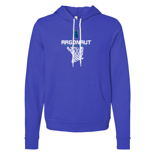  Bella + Canvas Royal Fleece Hood - UWF Basketball Net Design