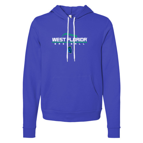  Bella + Canvas Royal Fleece Hood - UWF Baseball Design