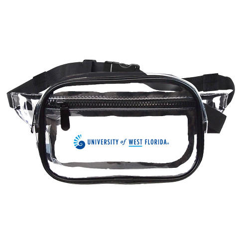 Clear Fanny Pack - UWF Institutional Flat Wordmark