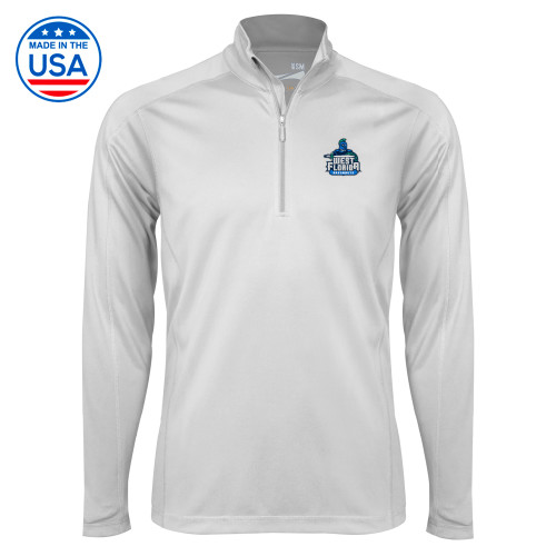  Syntrel White Interlock 1/4 Zip - West Florida Argonauts