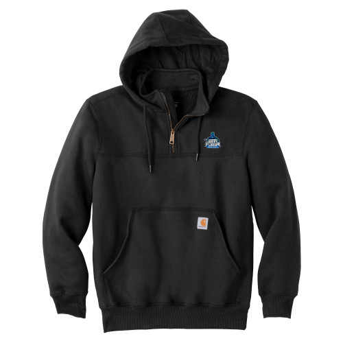 Carhartt Black Rain Defender Paxton Hooded Zip Sweatshirt - West Florida Argonauts