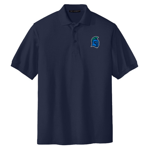  Extended Navy Silk Touch Polo - Argonaut Head PLUS