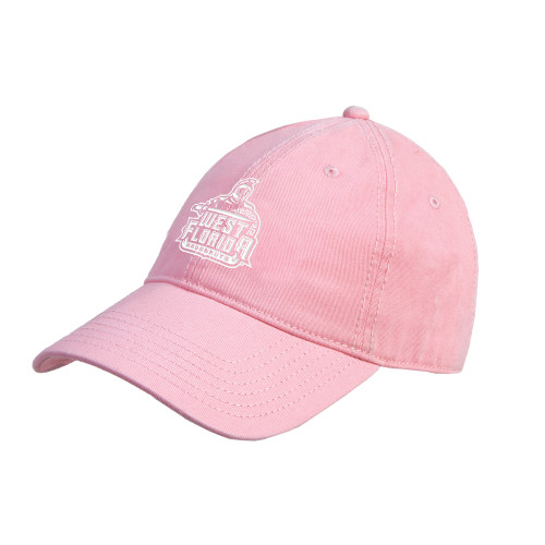  Pink Unstructured Adjustable Low Profile Cap - West Florida Argonauts