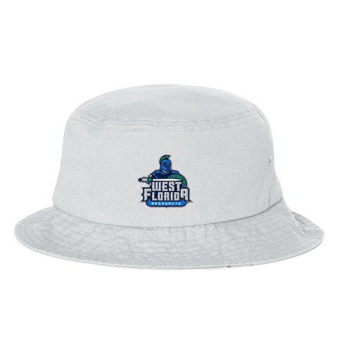  Sportsman White Bucket Hat - West Florida Argonauts