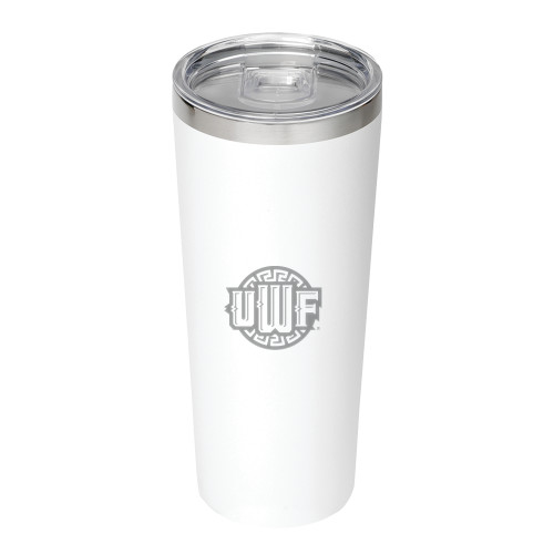  Thor Vacuum Insulated White Tumbler 22oz - UWF Shield Engraved