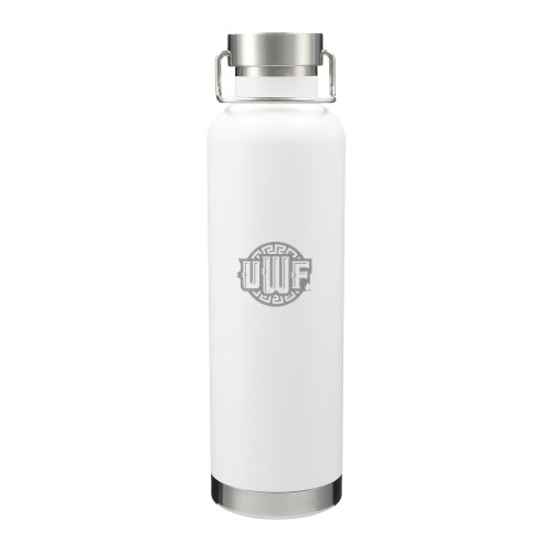  Thor Copper Vacuum Insulated White Bottle 32oz - UWF Shield Engraved