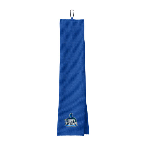  Royal Waffle Microfiber Golf Towel - West Florida Argonauts