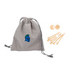 Thumbnail image for  Bamboo Golf Tee Set w/ Grey Recycled Pouch