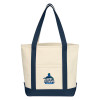 Thumbnail image for  Cotton Canvas Natural/Navy Tote Bag