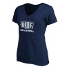 Thumbnail image for  Womens Plus Navy V Neck T Shirt