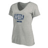 Thumbnail image for  Womens Plus Heather Grey V Neck T Shirt