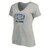Thumbnail image for  Womens Plus Heather Grey V Neck T Shirt