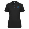 Thumbnail image for  Womens Silk Touch Black Pique Polo