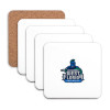 Thumbnail image for  Hardboard Coaster w/Cork Backing 4/set