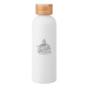 Thumbnail image for  Blair White Stainless Steel Bottle w/ Bamboo Lid 17 oz