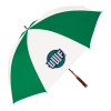 Thumbnail image for  64 Inch Kelly Green/White Umbrella