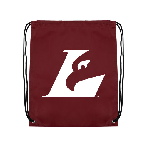  Maroon Drawstring Backpack - Eagle L
