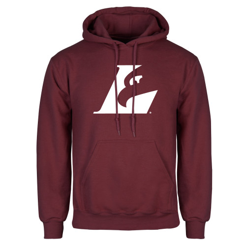  Maroon Fleece Hoodie - Eagle L