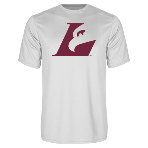  White Performance Tee - Eagle L