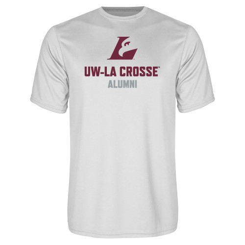  White Performance Tee - UWL Alumni