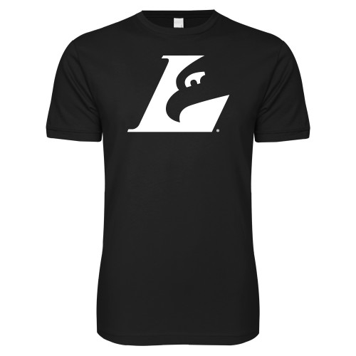  Next Level Black SoftStyle T Shirt - Eagle L